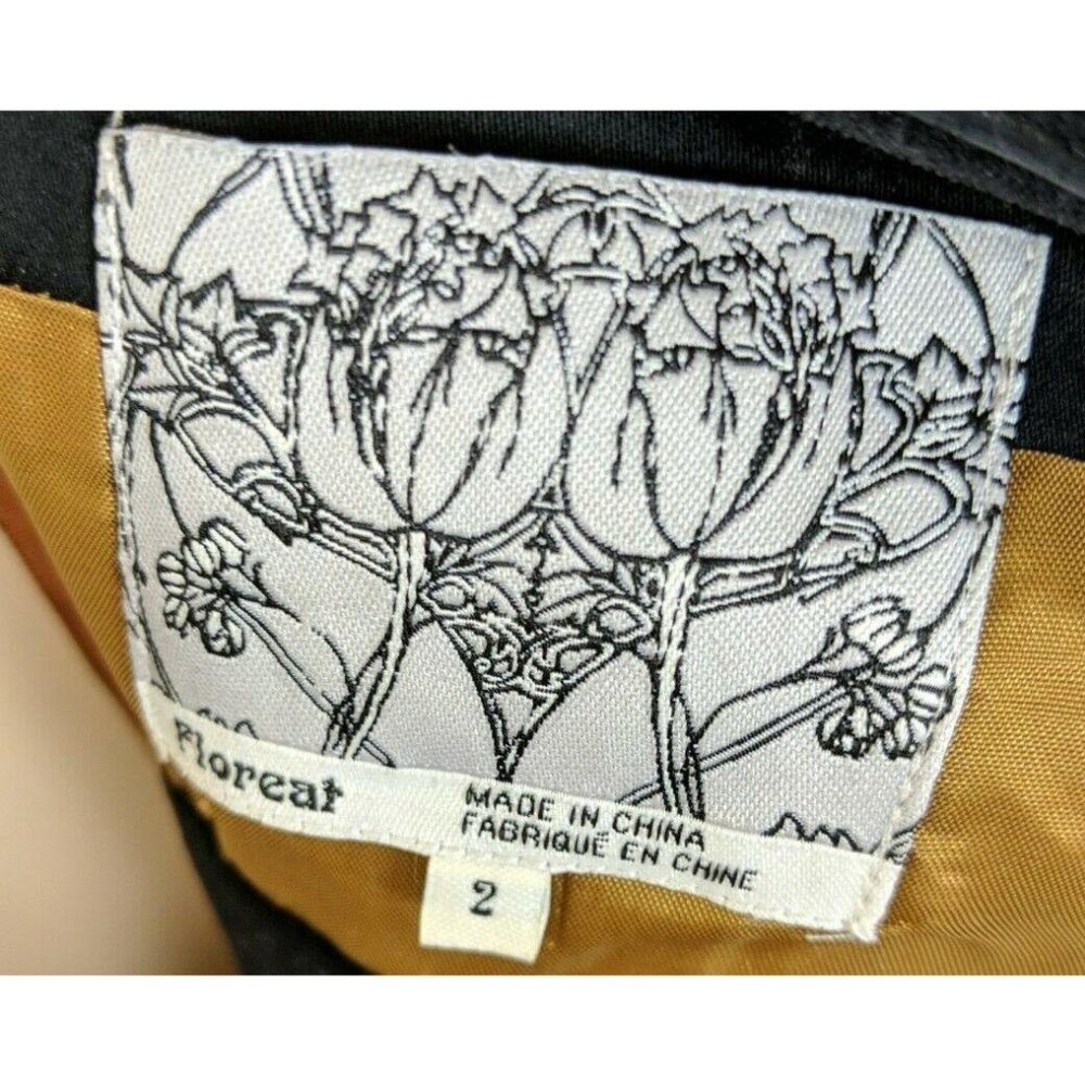 Anthropologie Floreat Evening Enchantment embroidered velvet Dress - Picture 4 of 6